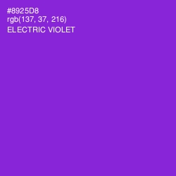 #8925D8 - Electric Violet Color Image