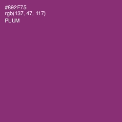 #892F75 - Plum Color Image
