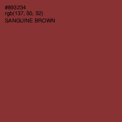 #893234 - Sanguine Brown Color Image