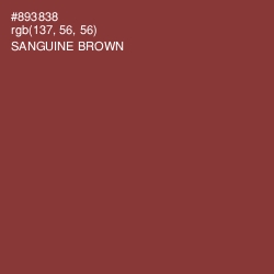 #893838 - Sanguine Brown Color Image