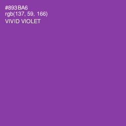#893BA6 - Vivid Violet Color Image