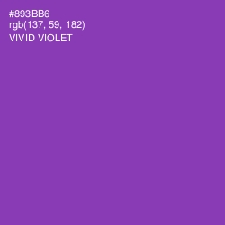 #893BB6 - Vivid Violet Color Image