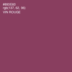 #893E60 - Vin Rouge Color Image