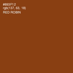#893F12 - Red Robin Color Image
