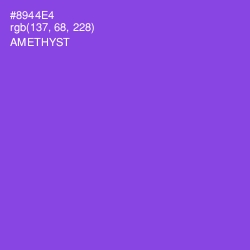 #8944E4 - Amethyst Color Image