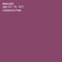 #89466B - Cannon Pink Color Image