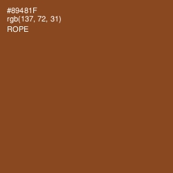 #89481F - Rope Color Image