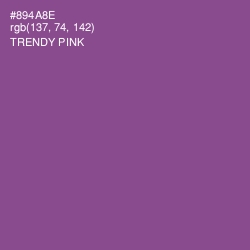 #894A8E - Trendy Pink Color Image