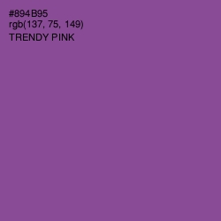 #894B95 - Trendy Pink Color Image