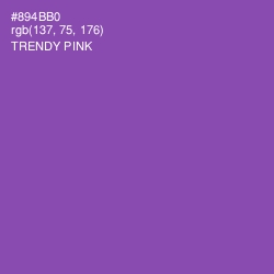 #894BB0 - Trendy Pink Color Image