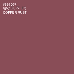 #894D57 - Copper Rust Color Image