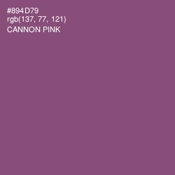 #894D79 - Cannon Pink Color Image