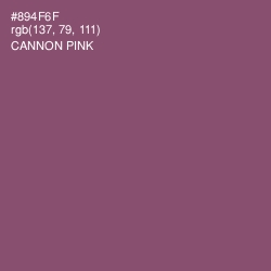 #894F6F - Cannon Pink Color Image