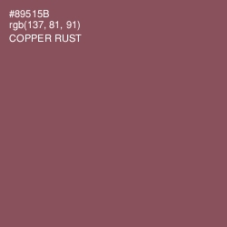 #89515B - Copper Rust Color Image