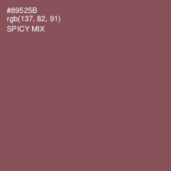 #89525B - Spicy Mix Color Image