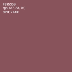 #89535B - Spicy Mix Color Image