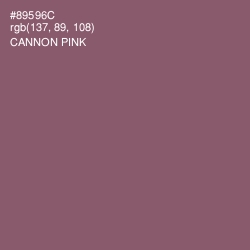 #89596C - Cannon Pink Color Image