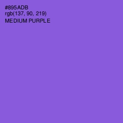 #895ADB - Medium Purple Color Image