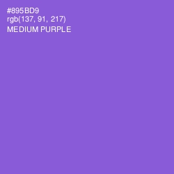 #895BD9 - Medium Purple Color Image