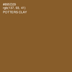 #895D29 - Potters Clay Color Image