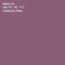 #895D75 - Cannon Pink Color Image