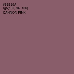 #895E6A - Cannon Pink Color Image