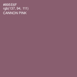#895E6F - Cannon Pink Color Image