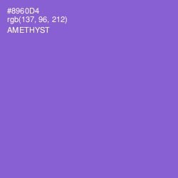 #8960D4 - Amethyst Color Image