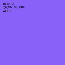 #8961F8 - Medium Purple Color Image