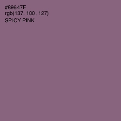 #89647F - Spicy Pink Color Image