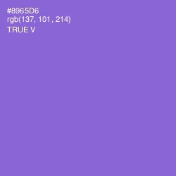#8965D6 - True V Color Image