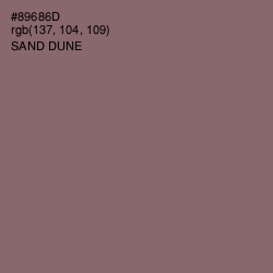 #89686D - Sand Dune Color Image