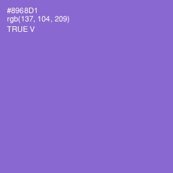 #8968D1 - True V Color Image