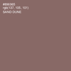 #896965 - Sand Dune Color Image
