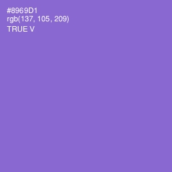 #8969D1 - True V Color Image