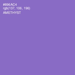 #896AC4 - Amethyst Color Image