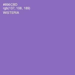 #896CBD - Wisteria Color Image