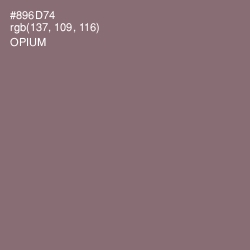 #896D74 - Opium Color Image