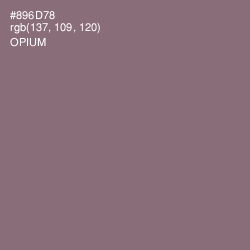 #896D78 - Opium Color Image