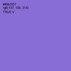 #896DD7 - True V Color Image