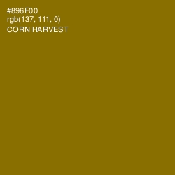 #896F00 - Corn Harvest Color Image