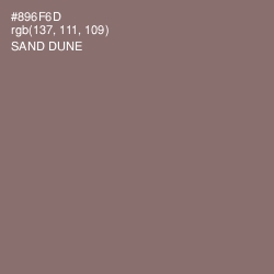#896F6D - Sand Dune Color Image