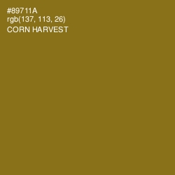 #89711A - Corn Harvest Color Image