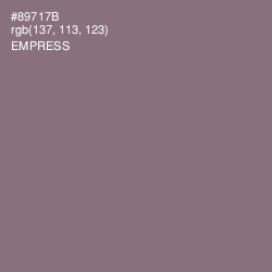 #89717B - Empress Color Image
