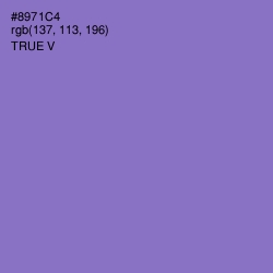 #8971C4 - True V Color Image