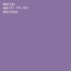 #8972A1 - Wisteria Color Image