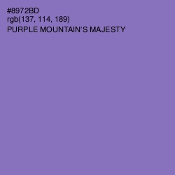 #8972BD - Purple Mountain's Majesty Color Image