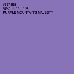 #8973B8 - Purple Mountain's Majesty Color Image