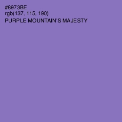 #8973BE - Purple Mountain's Majesty Color Image