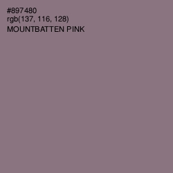 #897480 - Mountbatten Pink Color Image